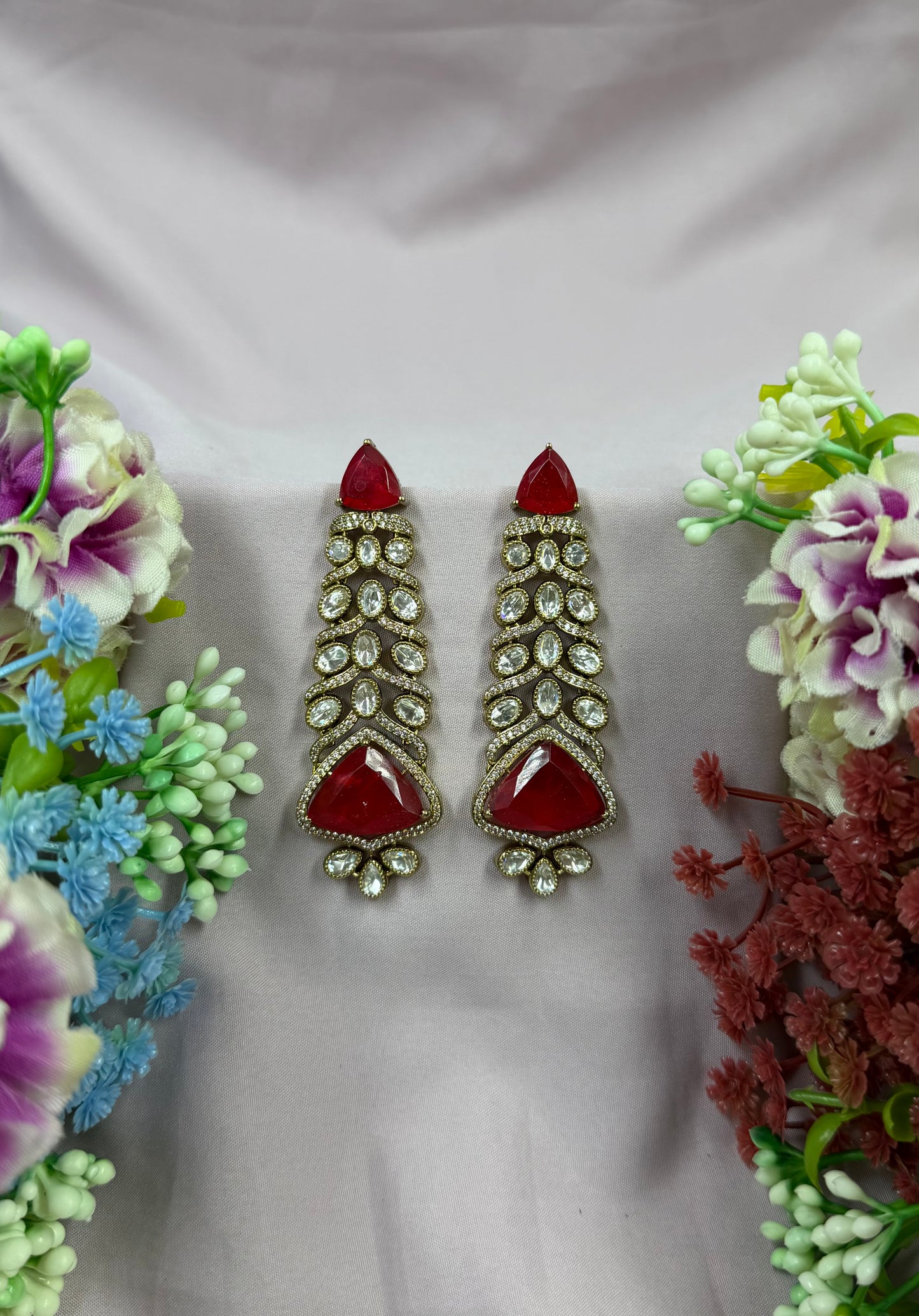 Olivia Victorian Moissanite Earring