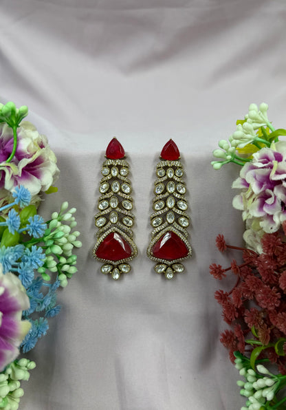 Olivia Victorian Moissanite Earring