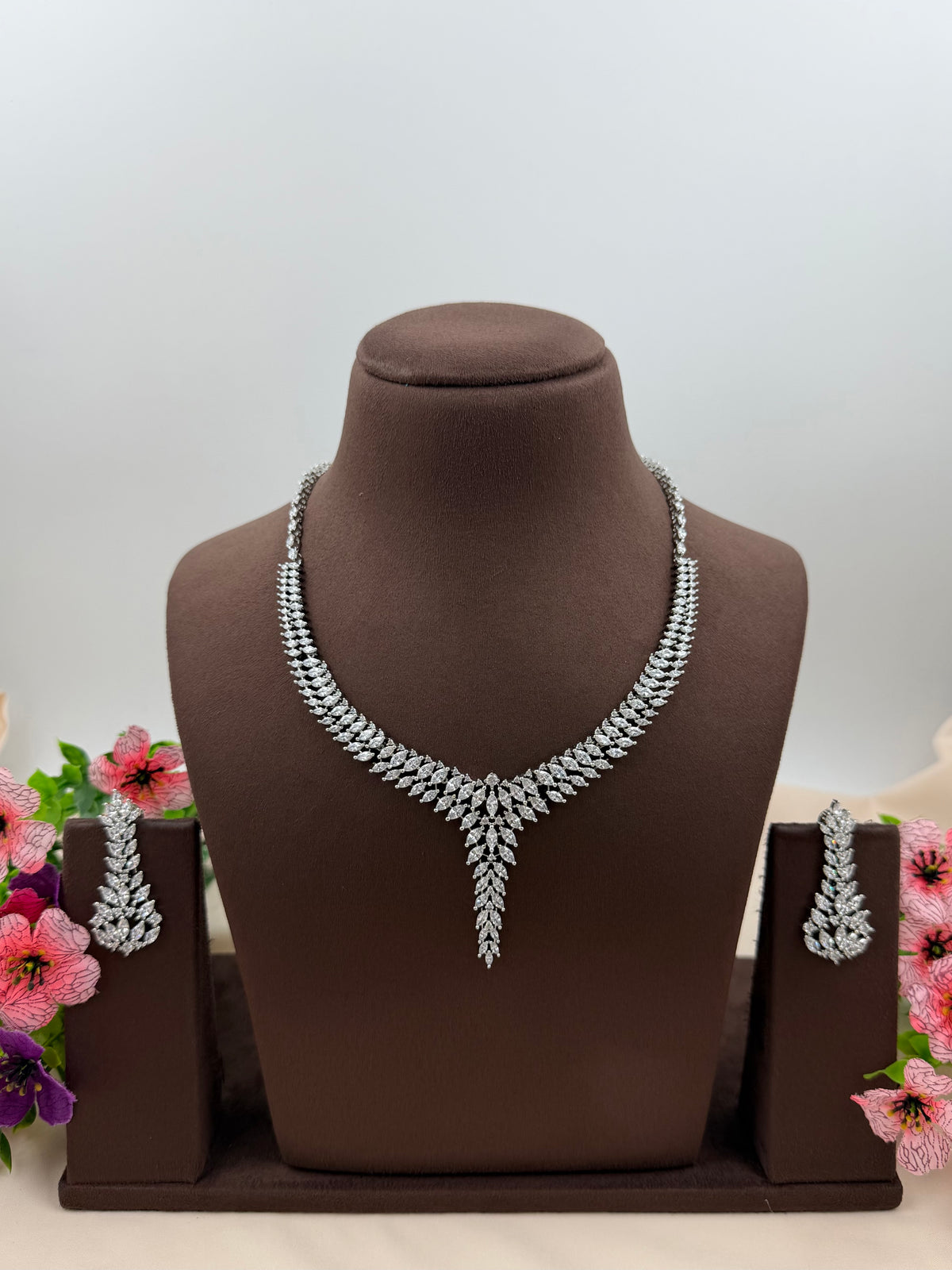 Sneha American Diamond Necklace Set