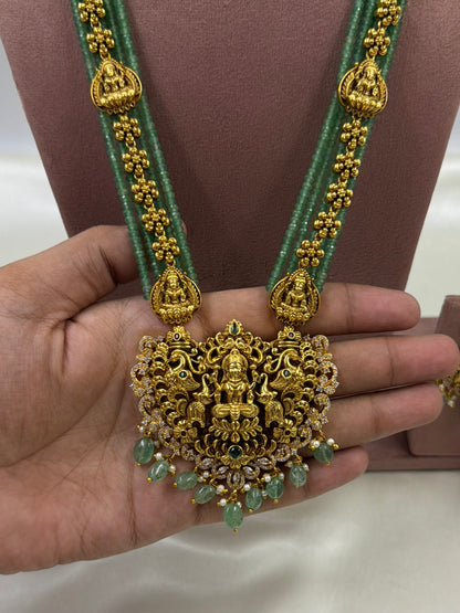 Prisha South Indian Long Necklace Set
