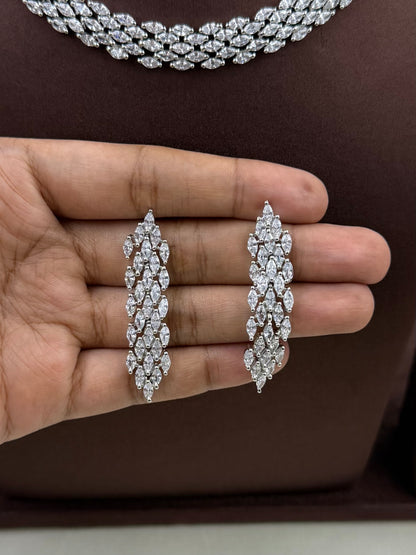 Ishani American Diamond Necklace Set