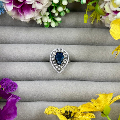 Payal American Diamond Ring (Adjustable)