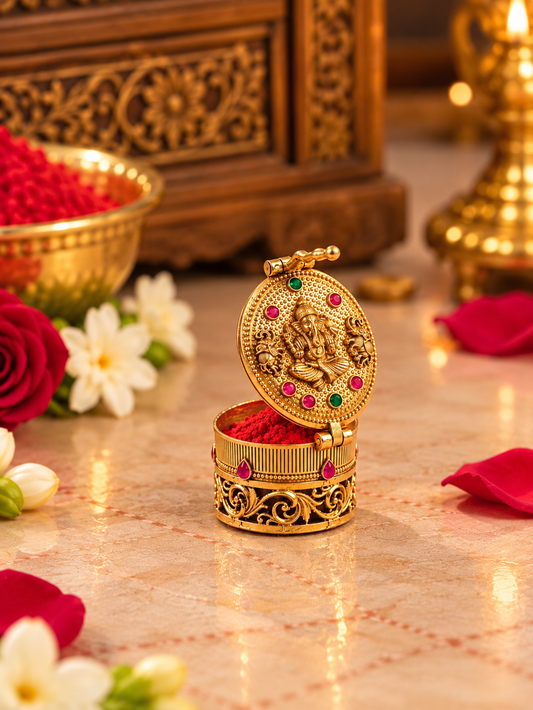 Siddhivinayak Heritage Sindoor Box