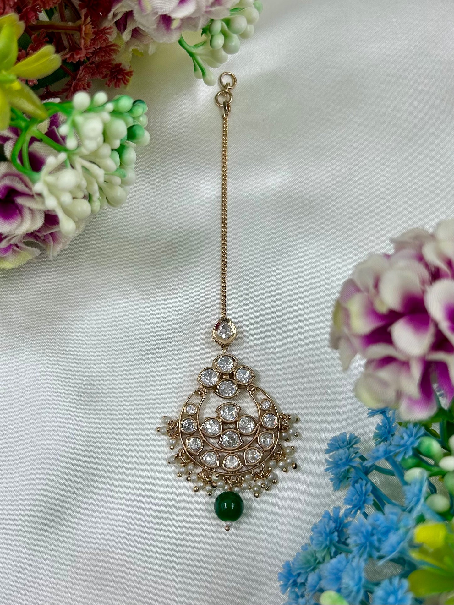 Isha Moissanite Mang Tika
