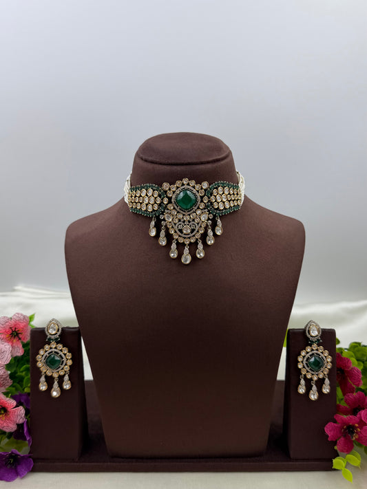 Amrapali Victorian Choker Necklace Set