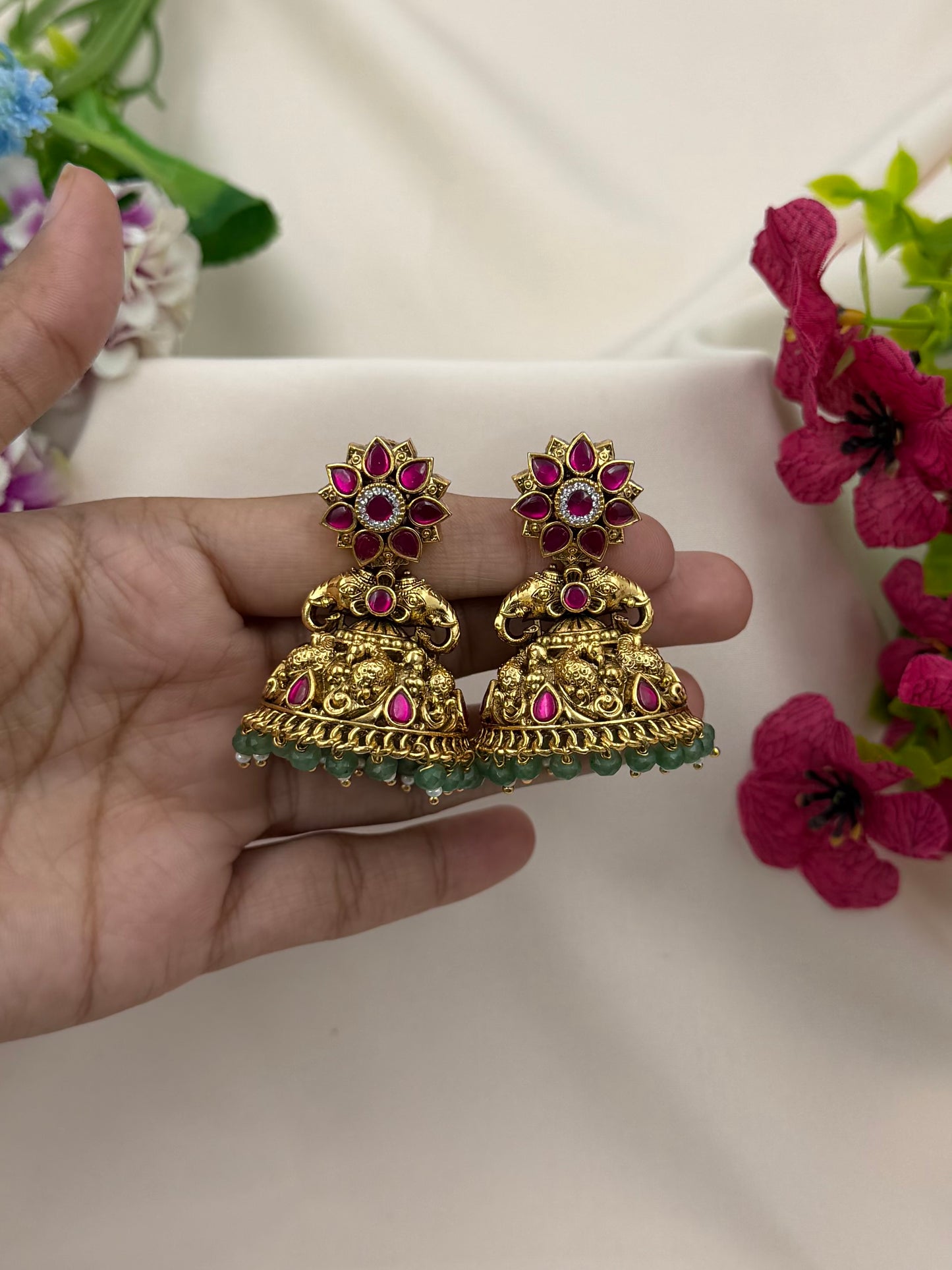 Vedika South Temple Jhumka