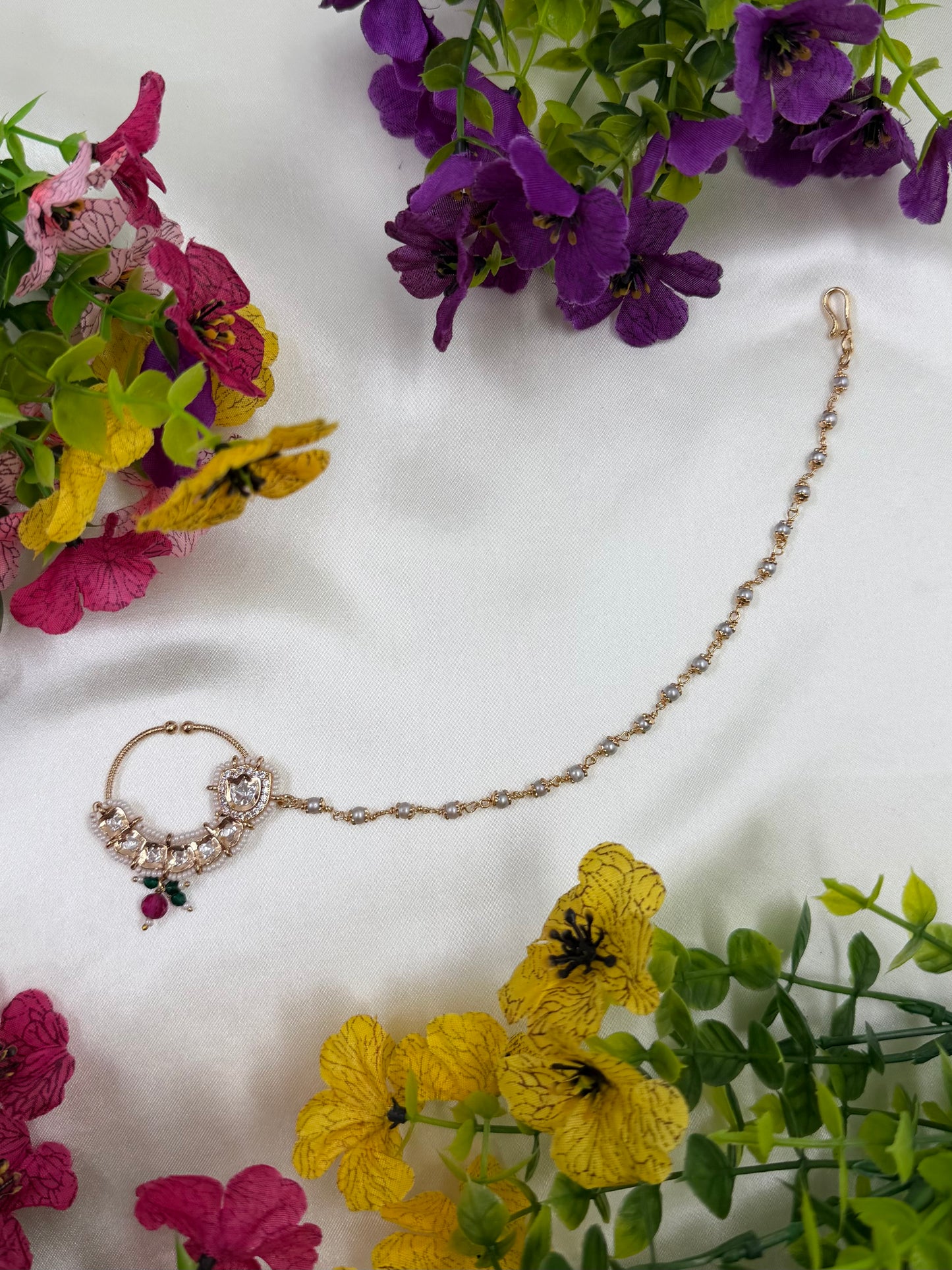 Ruchira Moissanite Nose Ring