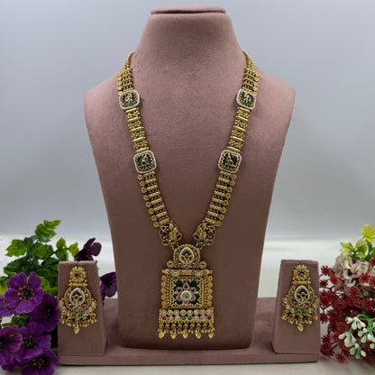 Devika Heritage Long Necklace Set