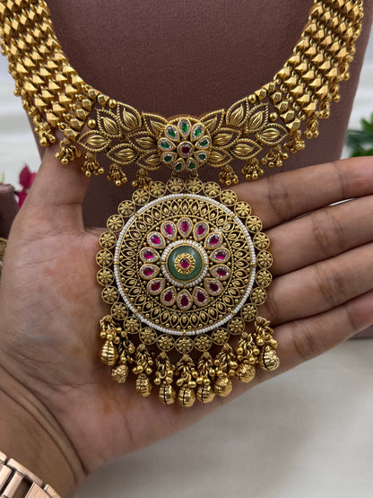Latika Heritage Chorski Combo Necklace Set