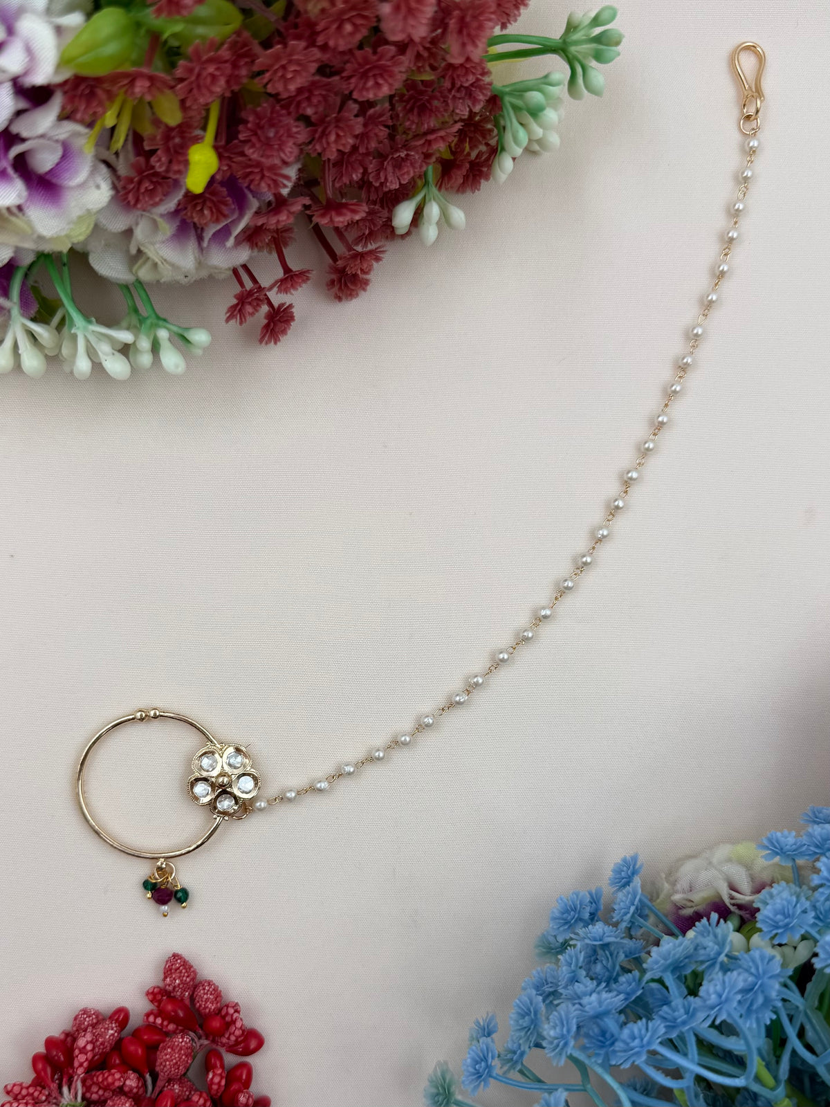 Kashvi Traditional Indian Nose Ring