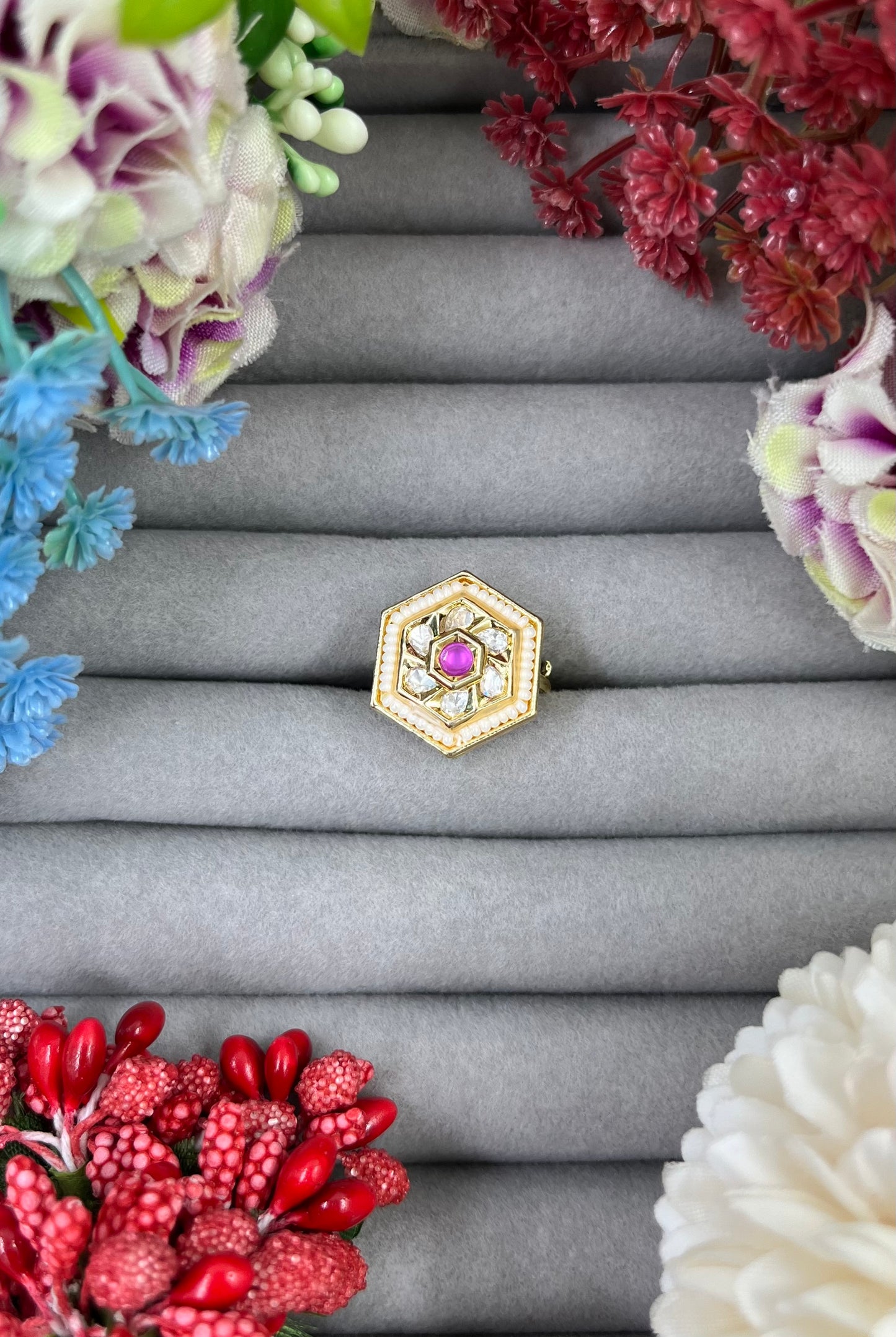 Sati Moissanite Ring