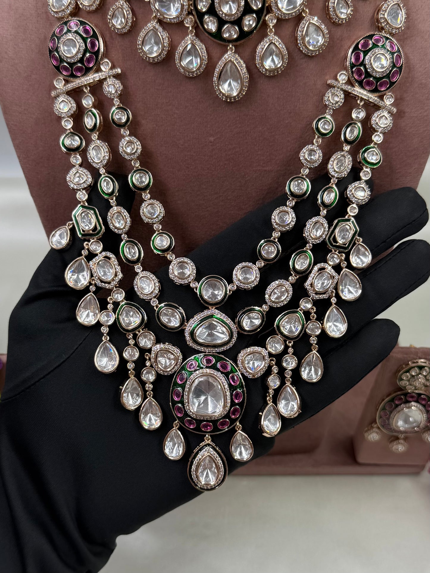 Sanchita Moissanite Premium Semi Bridal Set