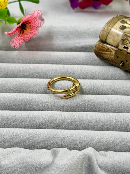 Brynlee Anti-Tarnish Stainless Steel Ring (Adjustable)