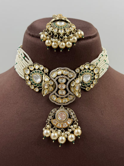 Vamika Choker Victorian Set