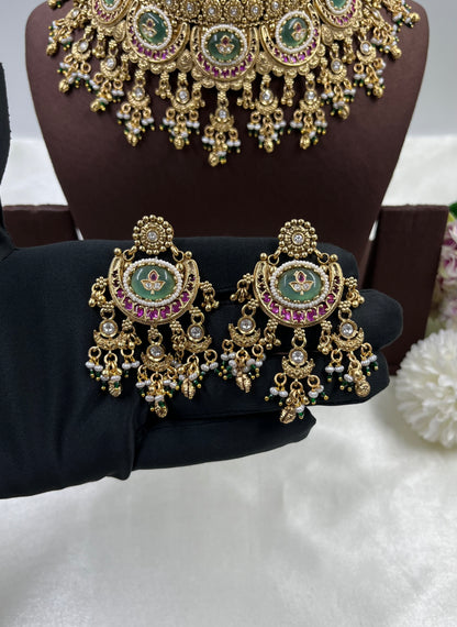 Nidhi Heritage Choker Necklace Set
