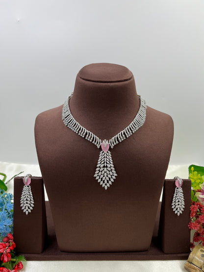 Rubina American Diamond Premium Necklace