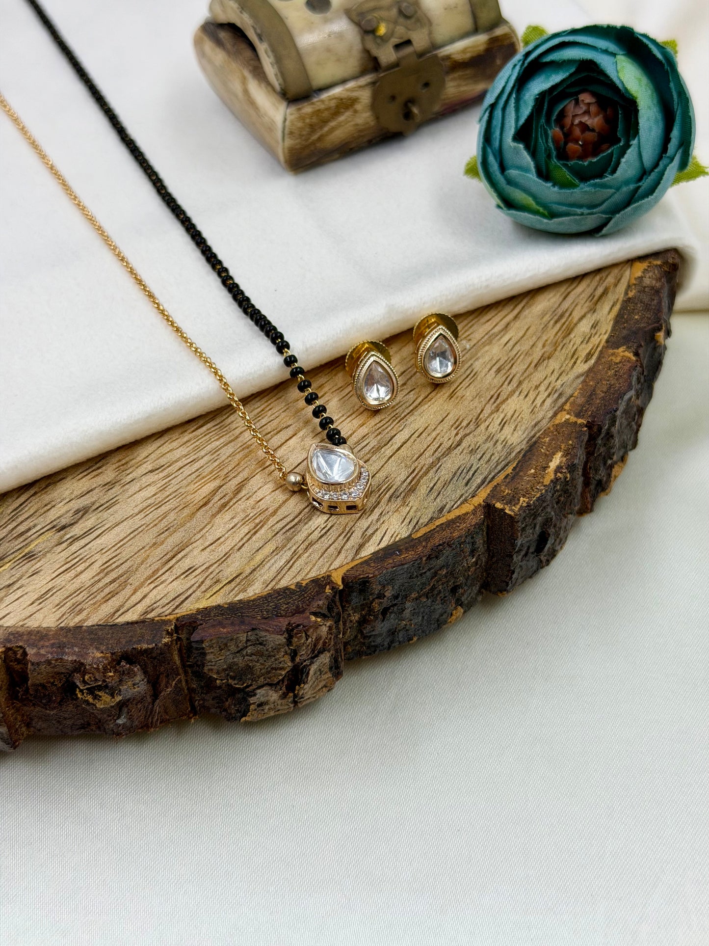 Kajal Moissanite Mangalsutra