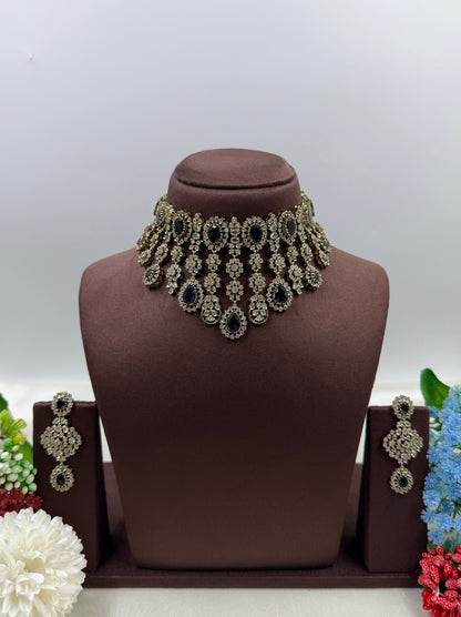 Tina Victorian Choker Necklace Set