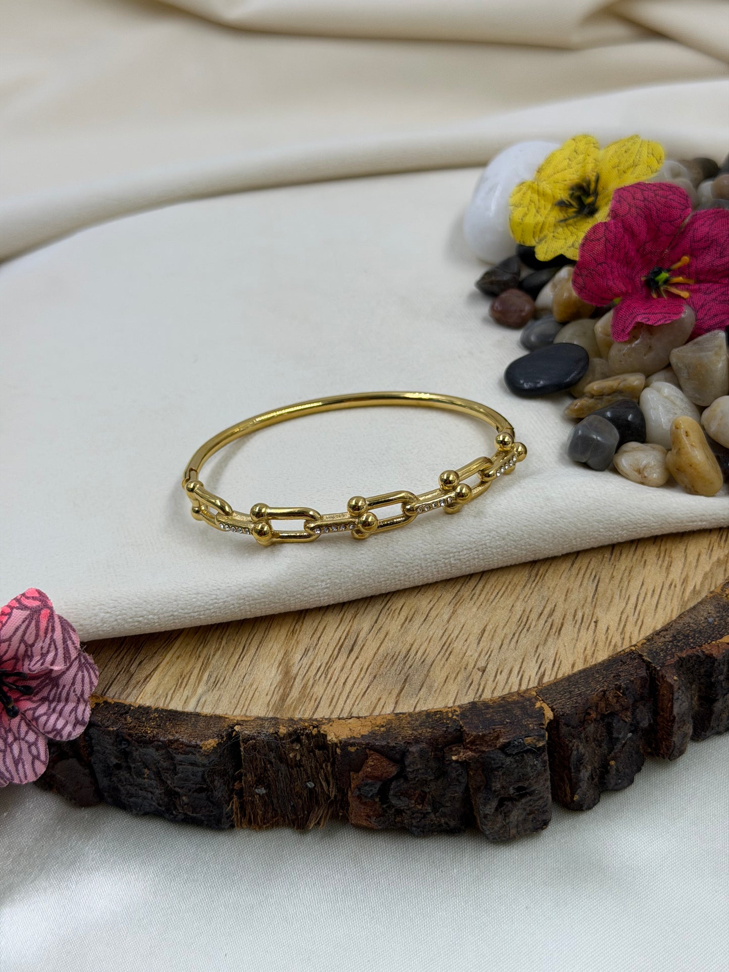 Poonam Stainless Steel Bracelet (Openable)