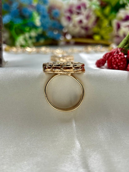 Diya Moissanite Hath Panja (One Pis)
