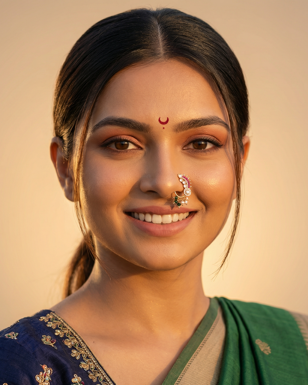 Yuvika Moissanite Nose Ring