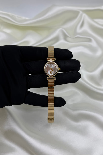 Tanvi Gold Stainless Steel Watch (Adjustable)