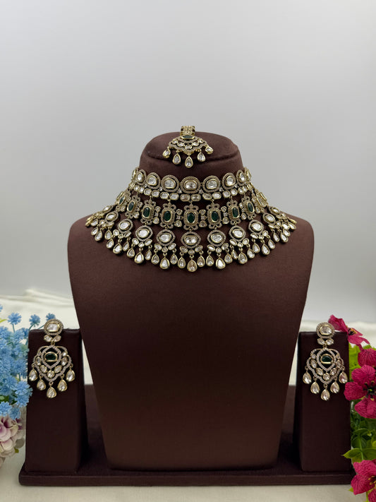 Bhavika Victorian Choker Necklace Set