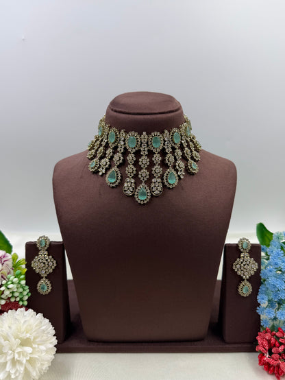 Tina Victorian Choker Necklace Set