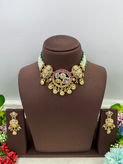 Sanjana Antique Choker Necklace