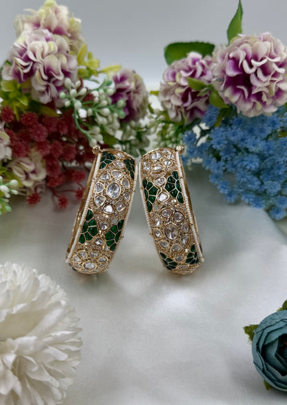 Kriya Moissanite Bangles (Openable)