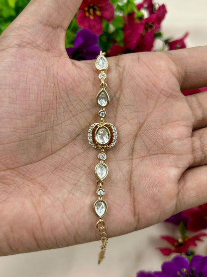 Mira Moissanite Bracelet (Adjustable)