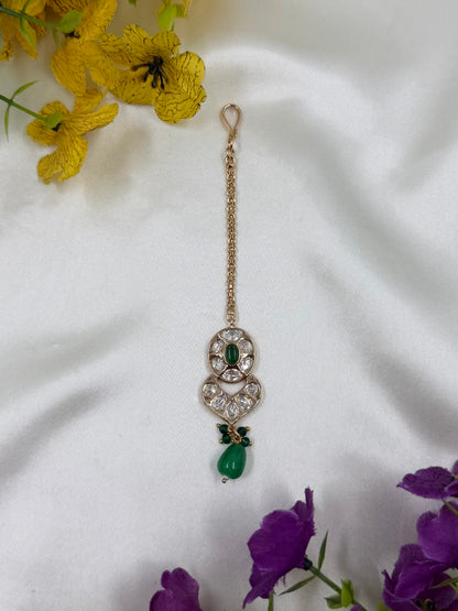 Komal Moissanite Mang Tika