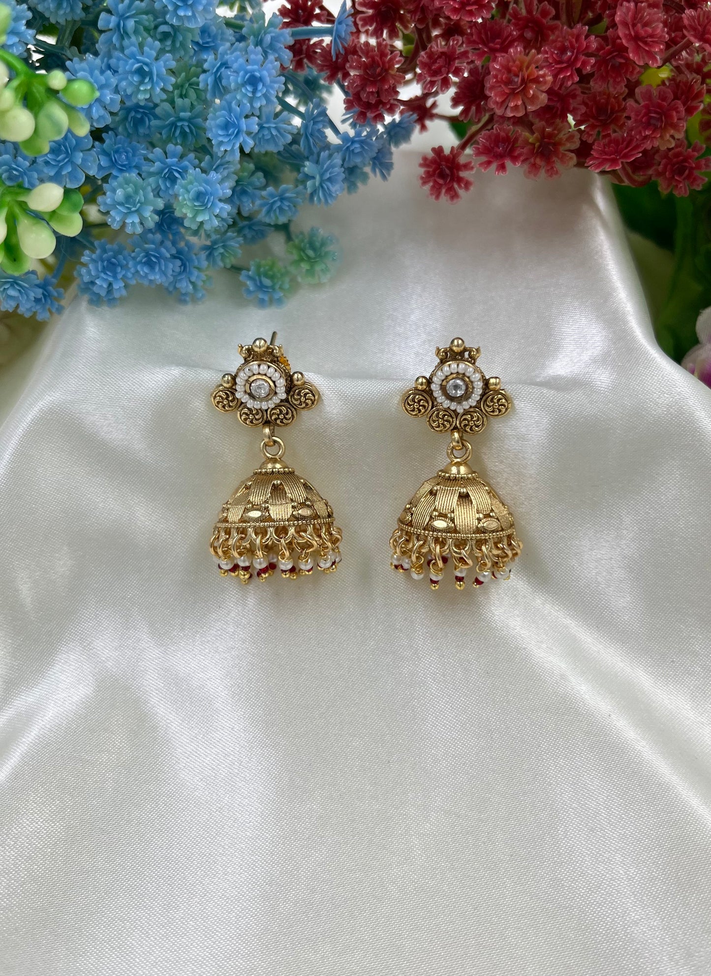 Anju Brass Jhumka