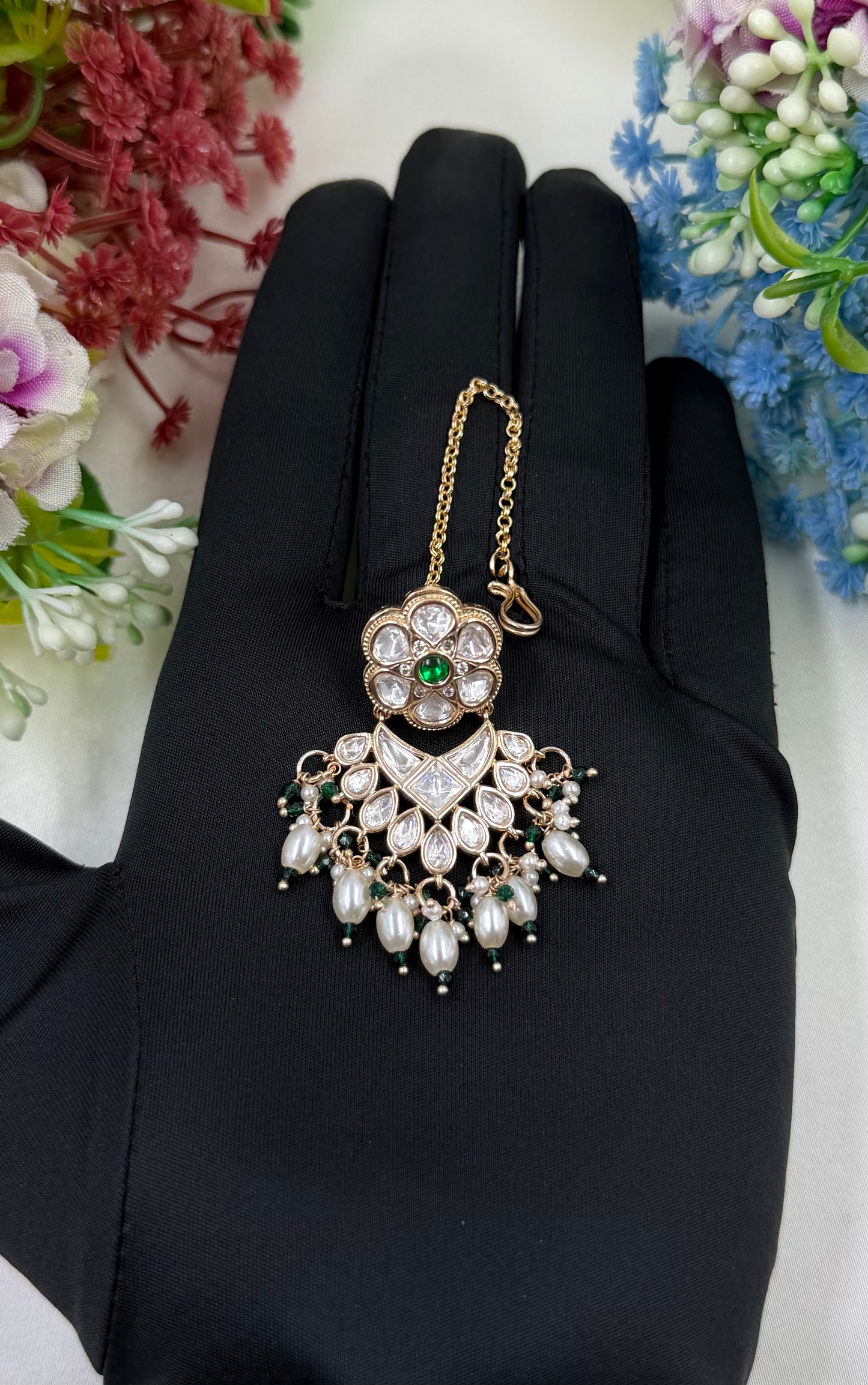 Mudita Moissanite Mang Tika