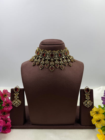 Vaishnavi Victorian Choker Necklace