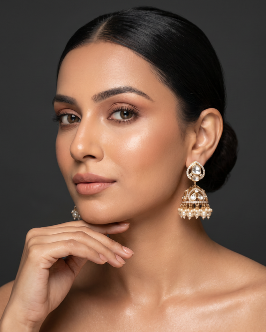 Jahnvi Moissanite Premium Jumka