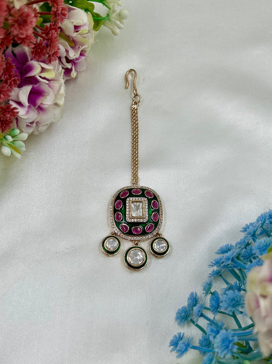Amrita Moissanite Mang Tika