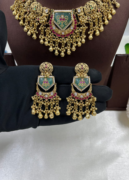 Bhanu Chorski Antique Gold Necklace