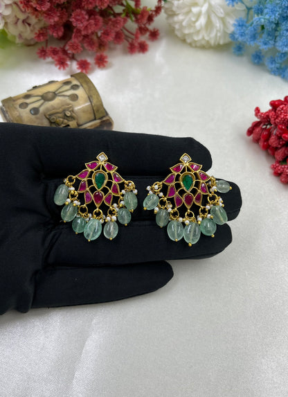 Ritu Jadau Pachi Kundan Earring