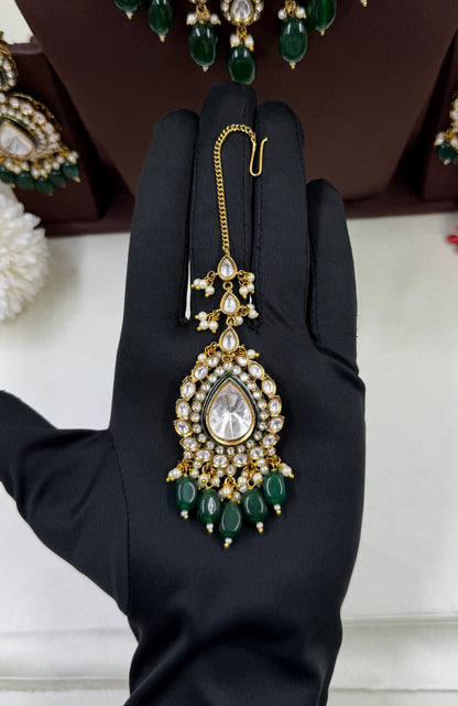 Trisha Polki Kundan Necklace Set