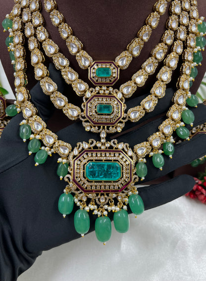 Nisha Semi Long Necklace Set