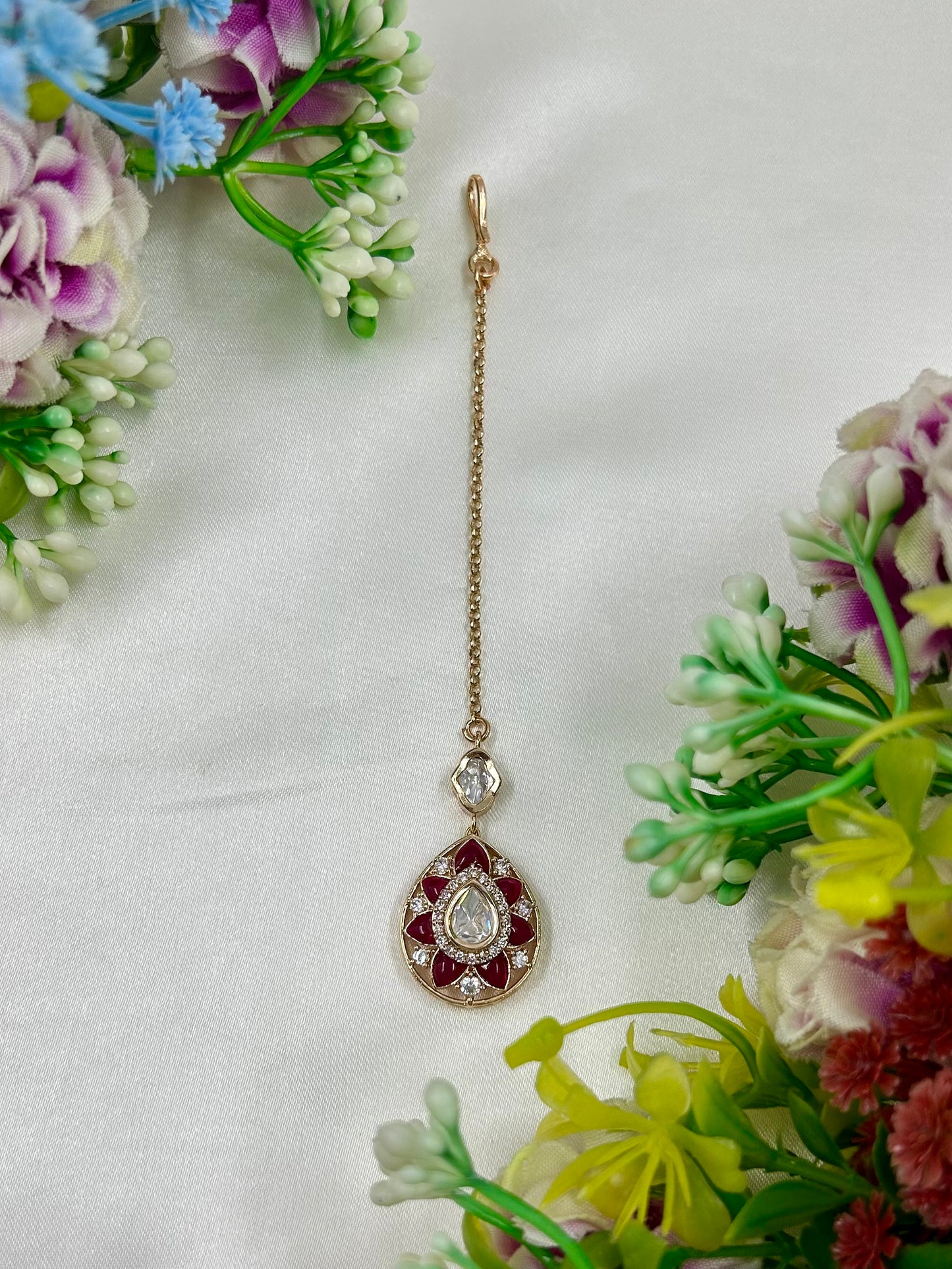 Taniya Moissanite Mang Tika