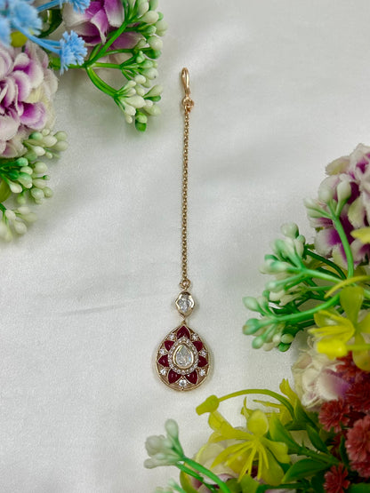 Taniya Moissanite Mang Tika