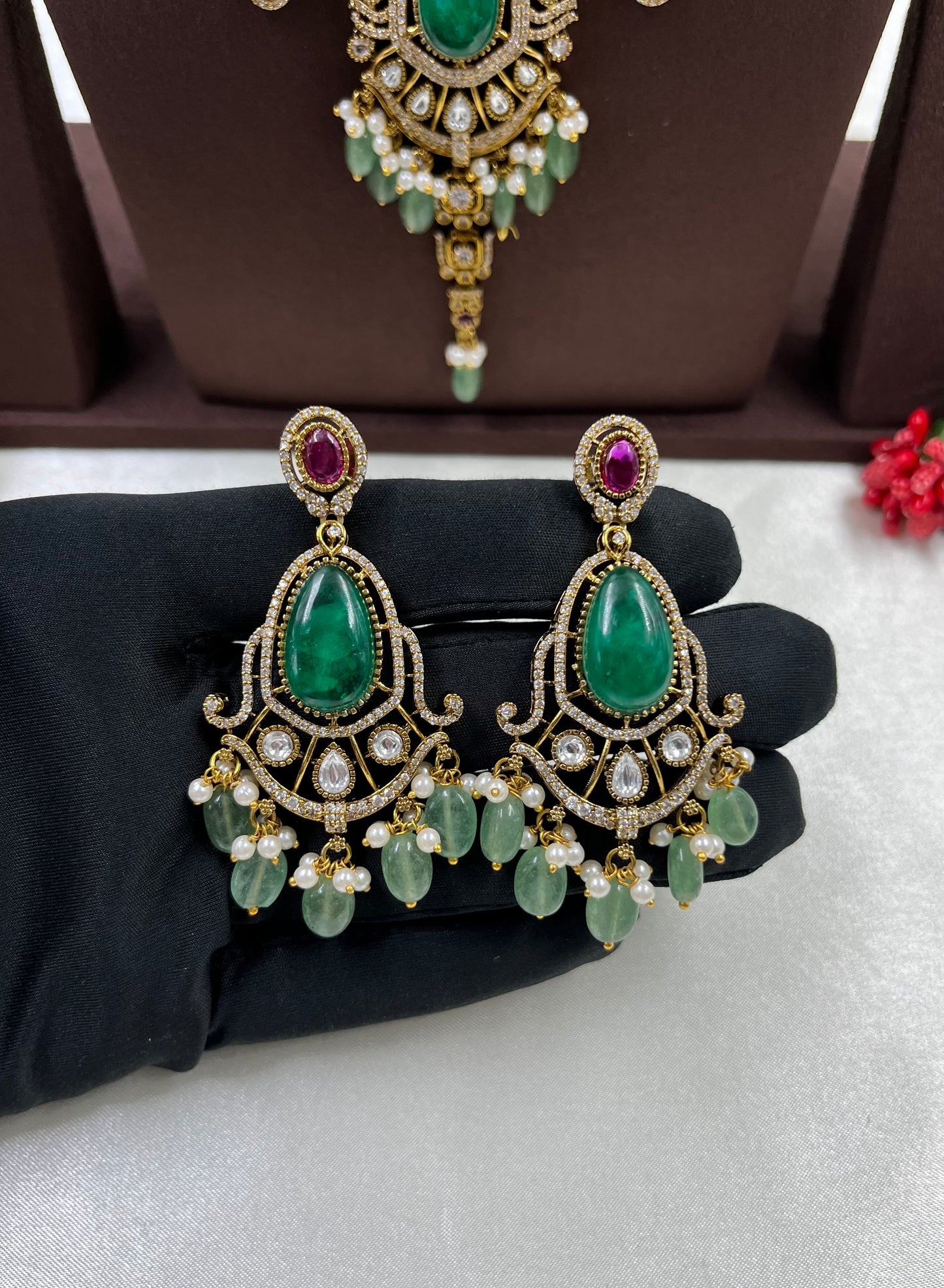 Rudrama Victorian Semi Long Necklace