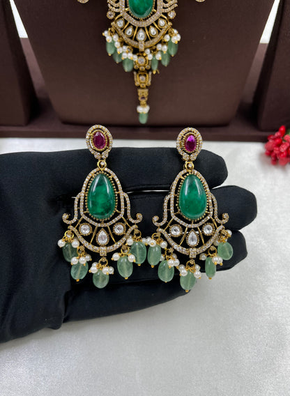 Rudrama Victorian Semi Long Necklace