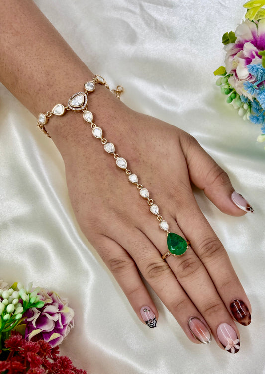 Radiant Moissanite Premium Hath Panja (One pis)