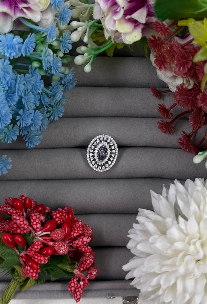Eloise American Diamond Ring (Adjustable)
