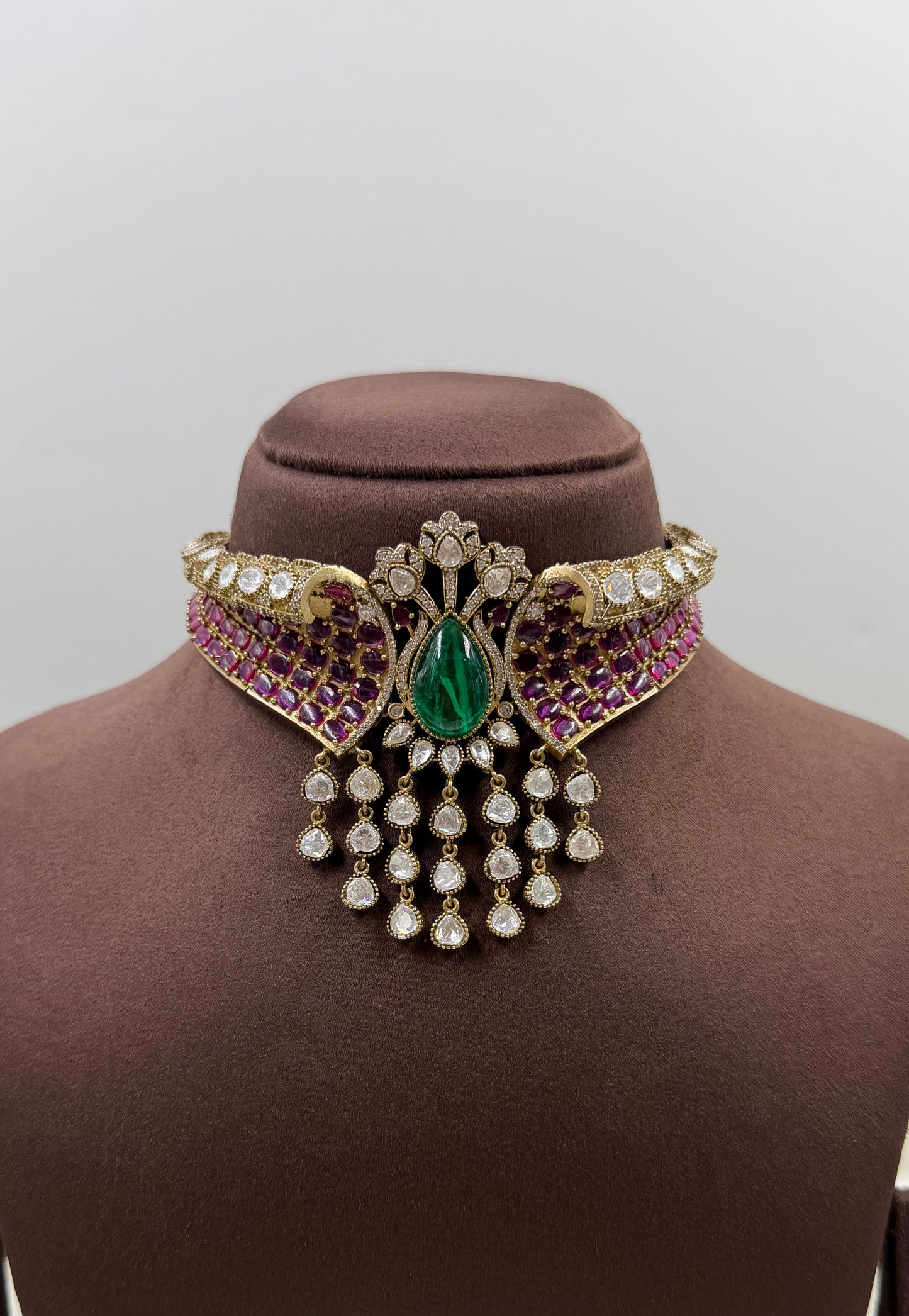 Sunita Jaipuri Kundan Choker Necklace Set