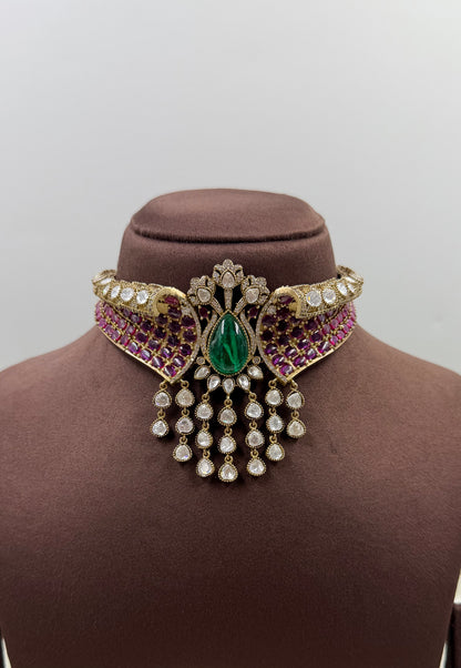 Sunita Jaipuri Kundan Choker Necklace Set
