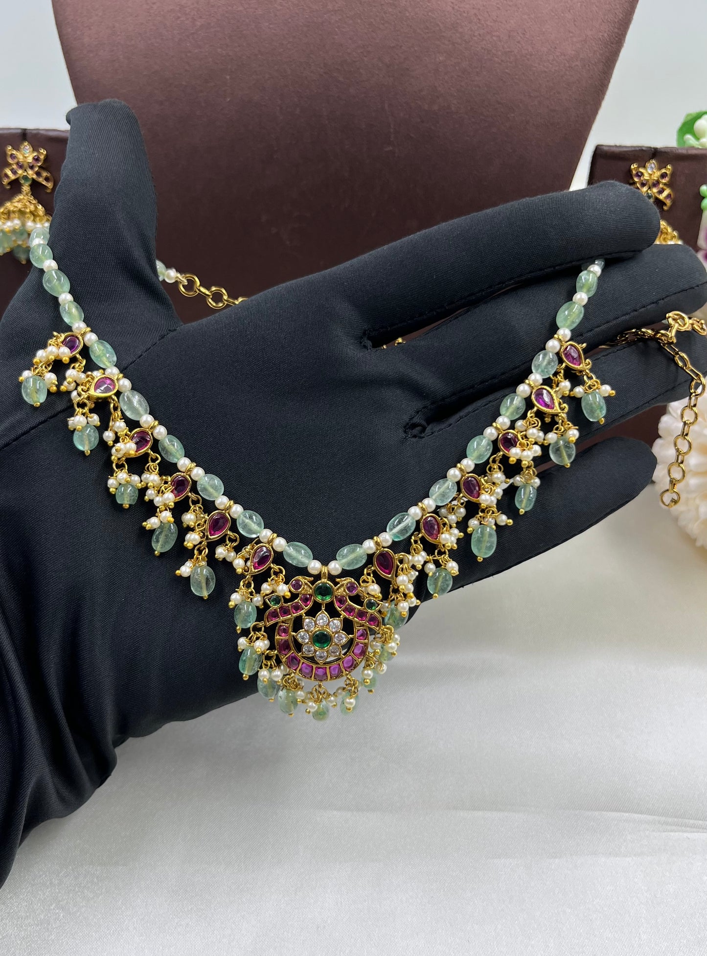 Jaanvi Traditional Semi Long Necklace